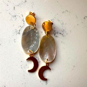 Handmade shell earrings